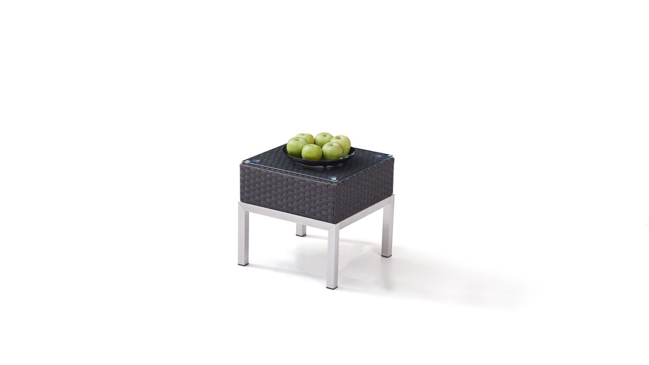 Mesa de acero inoxidable Silva 42 cm