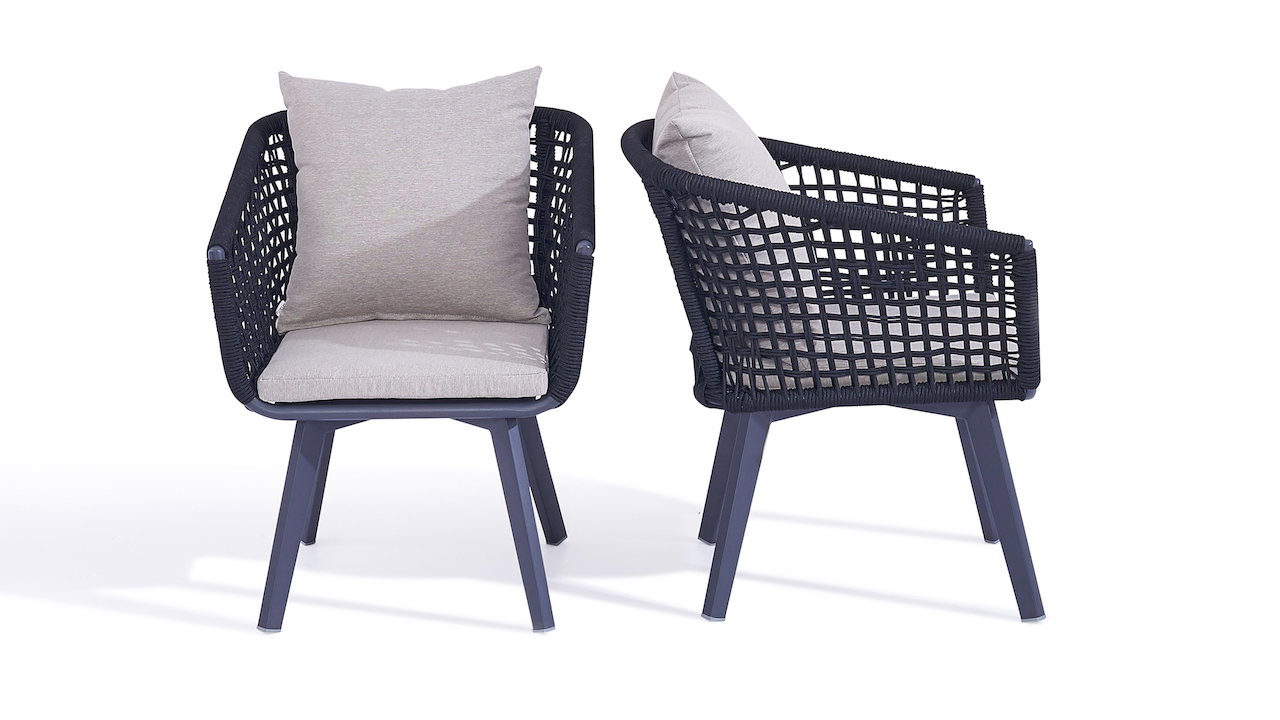 Silla Diva, 2 unidades (negro)